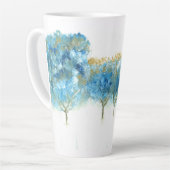 Mug en latte bleue glacée hivernale (Angle gauche)