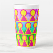 Mug en latte coloré (Devant)