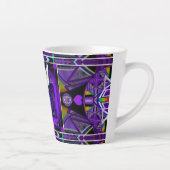 Mug en latte d'âme violette (Droite)