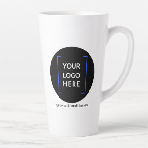 Mug en latte de 17 oz sur mesure avec logo No Mini
