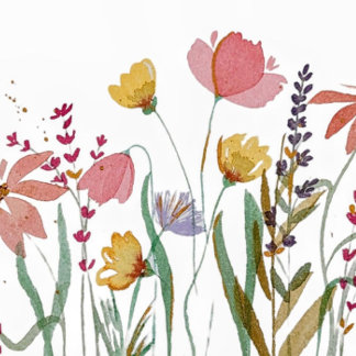 Mug en latte de la prairie fleur sauvage