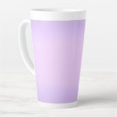 Mug en latte de lavande rose (Angle gauche)