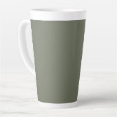 Mug en latte de mousse verte (Angle gauche)