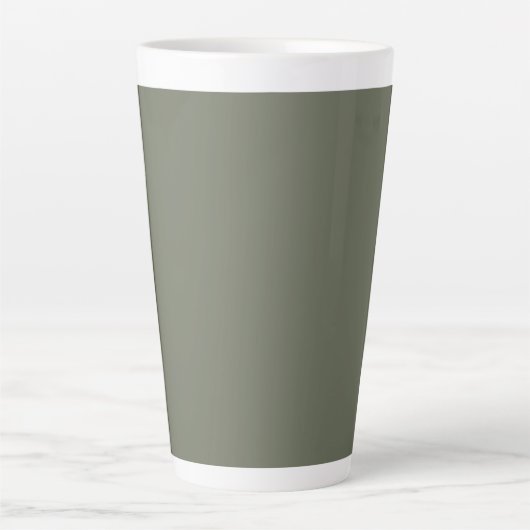 Mug en latte de mousse verte (Devant)