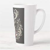 Mug en latte de rennes monochromes (Droite)