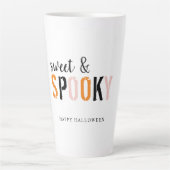 Mug en latte d'Halloween doux et Éffrayant | Belle (Devant)