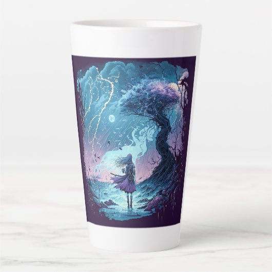 Mug en latte d'orage magique (Devant)