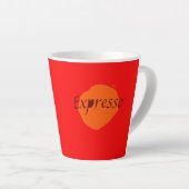 Mug en latte Expresso moderne (Angle droit)