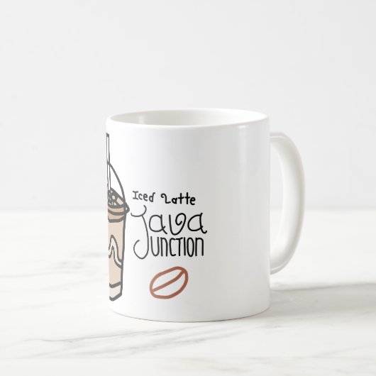 Mug en latte glacée jonction Java (Devant droit)