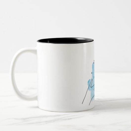 Mug en latte personnalisé (Gauche)