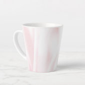 Mug en latte rose douce brossé (Angle gauche)