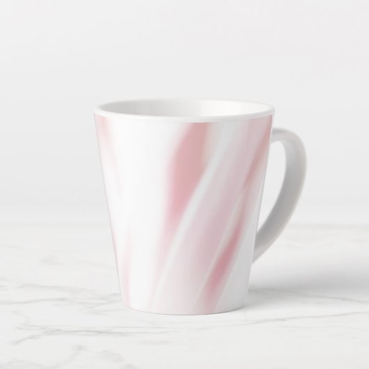 Mug en latte rose douce brossé (Angle droit)
