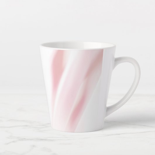 Mug en latte rose douce brossé (Droite)