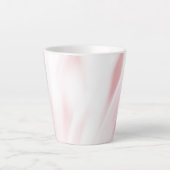 Mug en latte rose douce brossé (Devant)