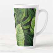 Mug en latte - Tall mug avec design feuille (Droite)