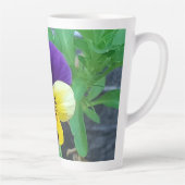 Mug en latte violet et jaune (Droite)