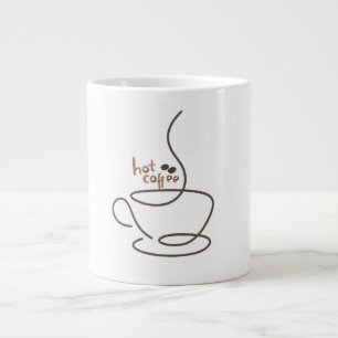 Mug en ligne de café chaud