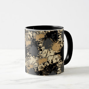 Mug en marbre noir et or — L'art rencontre l'éléga