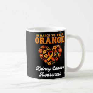 Mug En mars nous portons de l'orange - sensibilisation