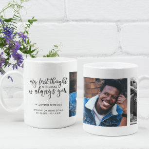 Mug En Mémoire Affectueuse   Collage de deux photos éc