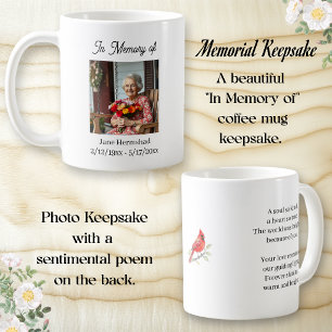 Mug En mémoire de   Cadeau de souvenir photo