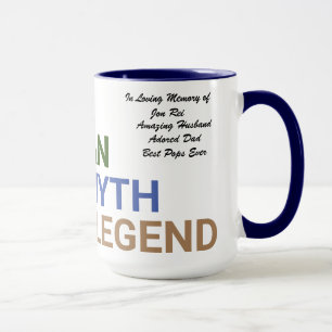 Mug En mémoire de l'ordre personnalisé de la pâte à ca