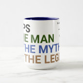 Mug En mémoire de l'ordre personnalisé de la pâte à ca (Centre)