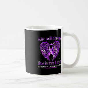 Mug En Mémoire De Mon Fille L'Ange De Sensibilisation