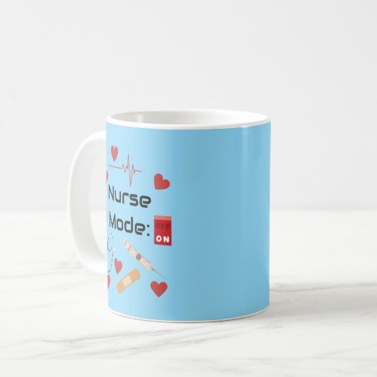 Mug en mode infirmière (Devant gauche)