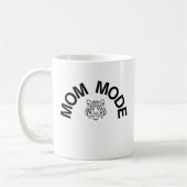 Mug en mode maman - Design de tigre en fer (Gauche)