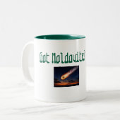 Mug en Moldavite Tektite. Mystique céleste (Devant gauche)
