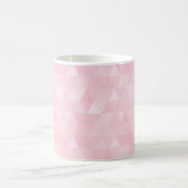 Mug en mosaïque du triangle rose pastel (Centre)