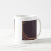 Mug en noir 0900 art abstrait (Devant droit)