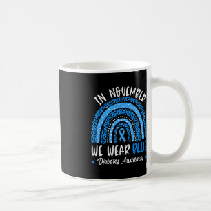 Mug En novembre, nous portons Blue Diabetes Sensibilis