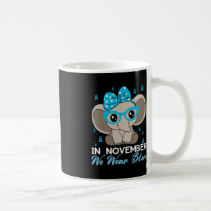 Mug En Novembre, Nous Portons Blue Elephant Diabetes A