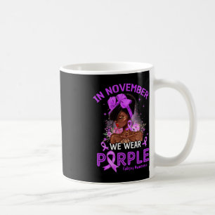 Mug En Novembre Nous Portons Violet Black Femmes Épile