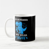 Mug En novembre We Wear Blue Diabete Awareness Trex D (Gauche)