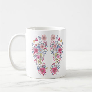 Mug en octobre, nous avons un design rose faible