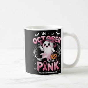 Mug En Octobre Nous Portons Chemise Rose Fantôme Cance