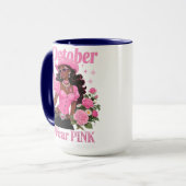 Mug en octobre nous portons l'art de sensibilisation a (Devant gauche)