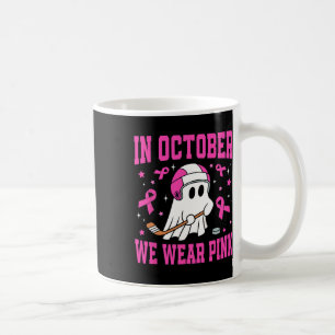 Mug En Octobre Nous Portons Le Fantôme Rose Hockey Can