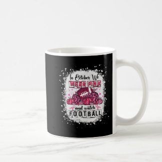 Mug En Octobre Nous Portons Le Football Rose Cancer Du