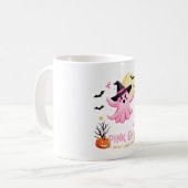 Mug En Octobre Nous Portons Le Ghost Ghost Witch Cance (Devant gauche)