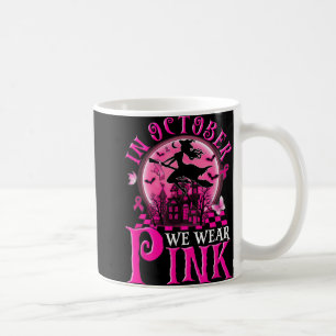 Mug En Octobre Nous Portons Le Ghost Ghost Witch Cance