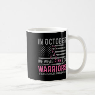 Mug En Octobre Nous Portons Le Rose Faire Des Progrès
