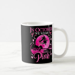 Mug En Octobre Nous Portons Le Ruban Rose sorcier canc