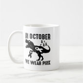 Mug En Octobre Nous Portons Pink Breast Cancer Sensibi (Gauche)