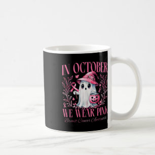 Mug En Octobre Nous Portons Pink Breast Cancer Sensibi