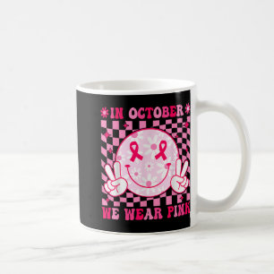 Mug En Octobre Nous Portons Pink Breast Cancer Sensibi