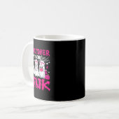 Mug En Octobre Nous Portons Pink Nurse Ghost Halloween (Devant gauche)